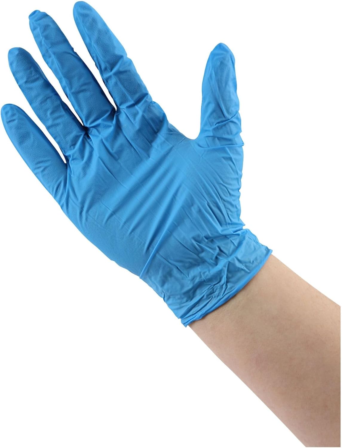 Boardwalk Disposable General-Purpose Powder-Free Nitrile Gloves, Medium, Blue, 5mil, Box Of 100 Gloves