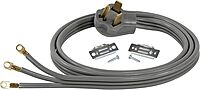 Certified Appliance Accessories CERT77004 Electric Dryer Duct Kit with 5 Foot Vent Duct and 6 Foot 3-Wire 30 Amp Power Cord