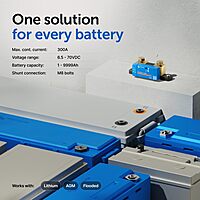 Victron Energy SmartShunt IP65 Bluetooth Battery Monitor 6.5V-70V