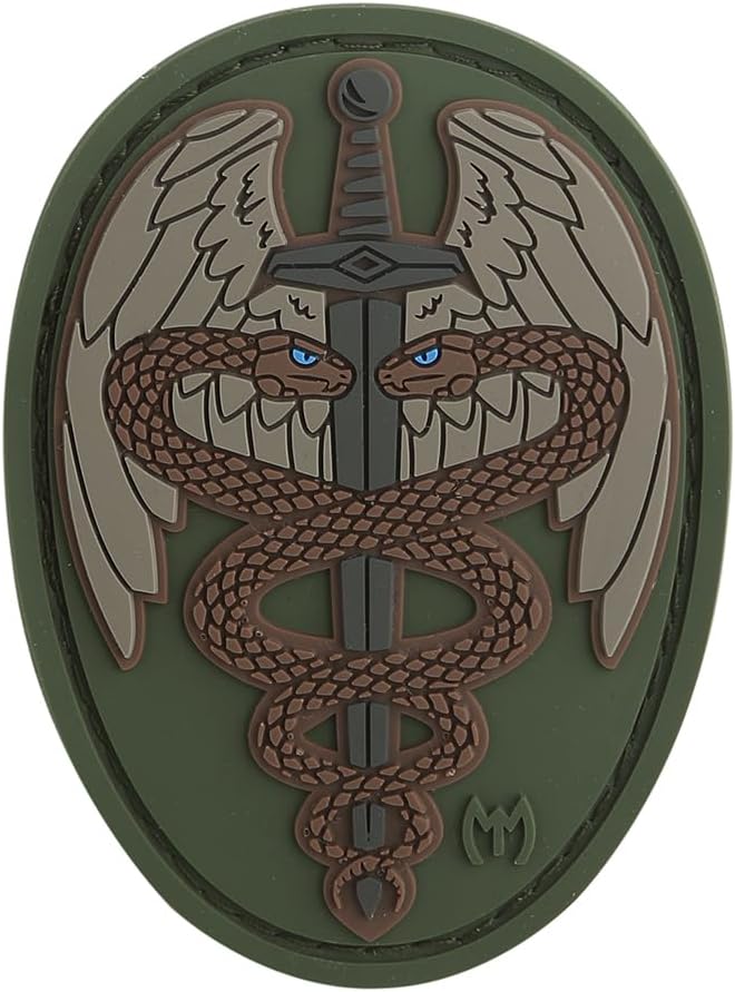 MAXPEDITION Sword Caduceus 3D PVC Morale Patch