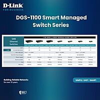 D-Link DGS-1100 Series Smart Managed Gigabit Switches
