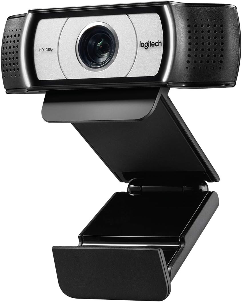Logitech C930e 1080P HD Video Webcam - 90-Degree Extended View, Microsoft Lync 2013 and Skype Certified - Black Webcam Frustration-Free Packaging