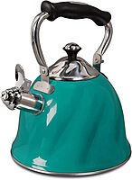Mr. Coffee 2.1-Quart Whistling Tea Kettle, Alberton, Emerald Green