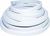 TACO Metals Flex Trim WH 1/4 x 1/2 25', White (V30-1008W25-1)