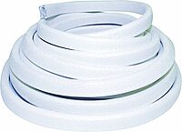 TACO Metals Flex Trim WH 1/4 x 1/2 25', White (V30-1008W25-1)
