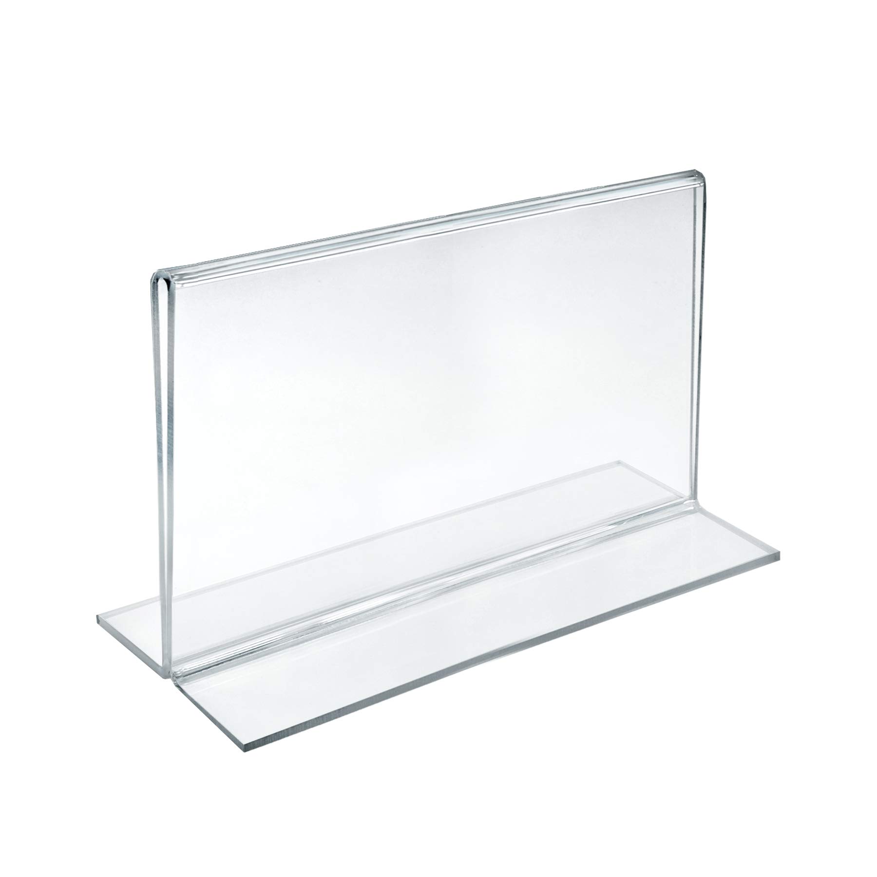 Azar Displays Double-Foot 2-Sided Acrylic Sign Holders