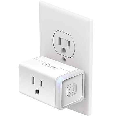 Kasa Smart Plug Mini with Energy Monitoring, Smart Home Wi-Fi Outlet Works with Alexa, Google Home & IFTTT