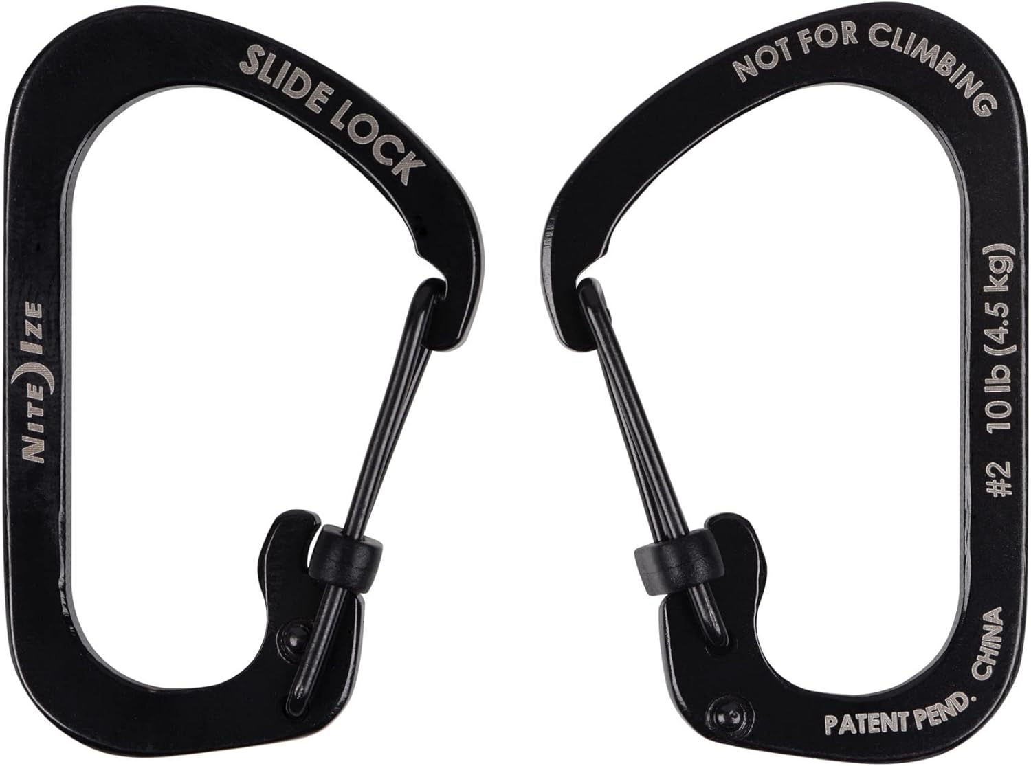 Nite Ize SlideLock Stainless Steel Carabiner Key Holder