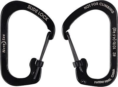 Nite Ize SlideLock Stainless Steel Carabiner Key Holder