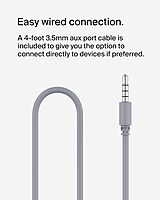 Belkin SoundForm Children's Mini Wireless Headphones with Built-in Microphone and Fun Sticker 30 Hours Playback