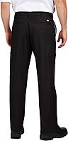 Dickies Men's Industrial Relaxed Fit Cotton Cargo Pants, Black, 32 UL
