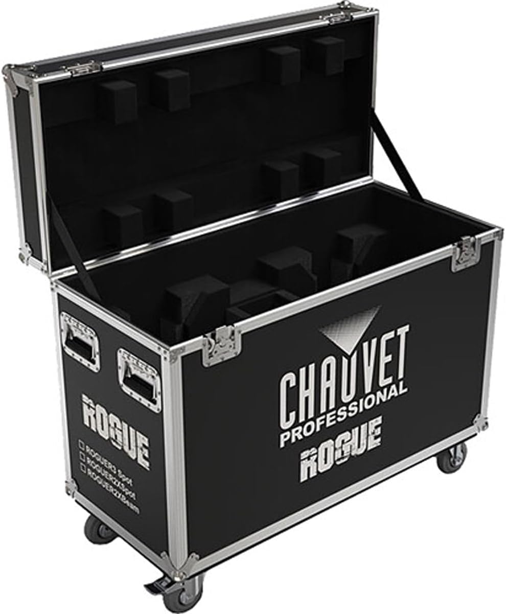 CHAUVET DJ 2-Fixture Road Case for Maverick Force S/1 Spot, S/2 Profile, Black