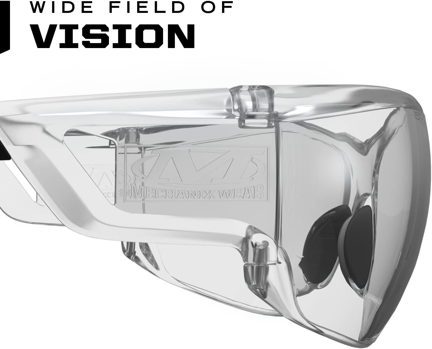 Mechanix Wear: Vision Type-N Safety Glasses with Advanced Anti Fog, Scratch Resistant, Rimless Lens, Protective Eyewear