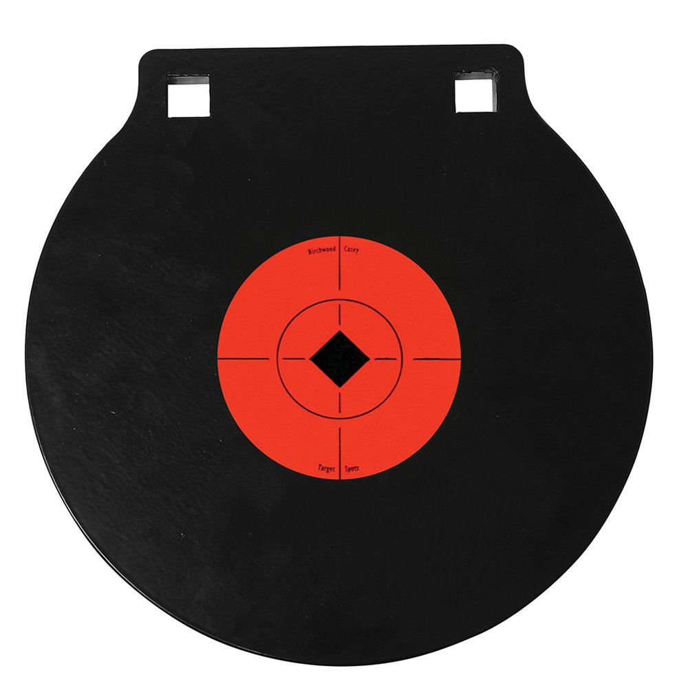 Birchwood Casey World of Targets AR500 Steel Double Hole Gong Target 3/8 inch