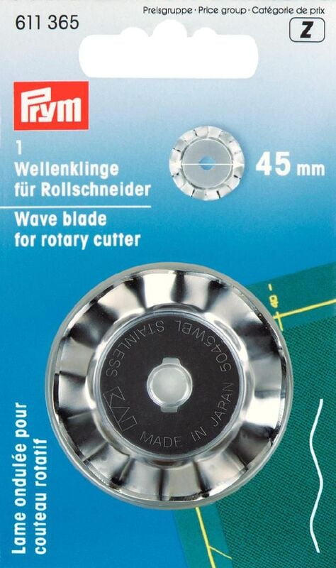 Lama ondulata per taglierina Prym Maxi 45 mm Lama ondulata per taglierina Prym Maxi 45 mm