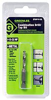 Greenlee Combination Drill Tap #10-32, 2B, 2 Flute, HSS, 2-1/4" OAL