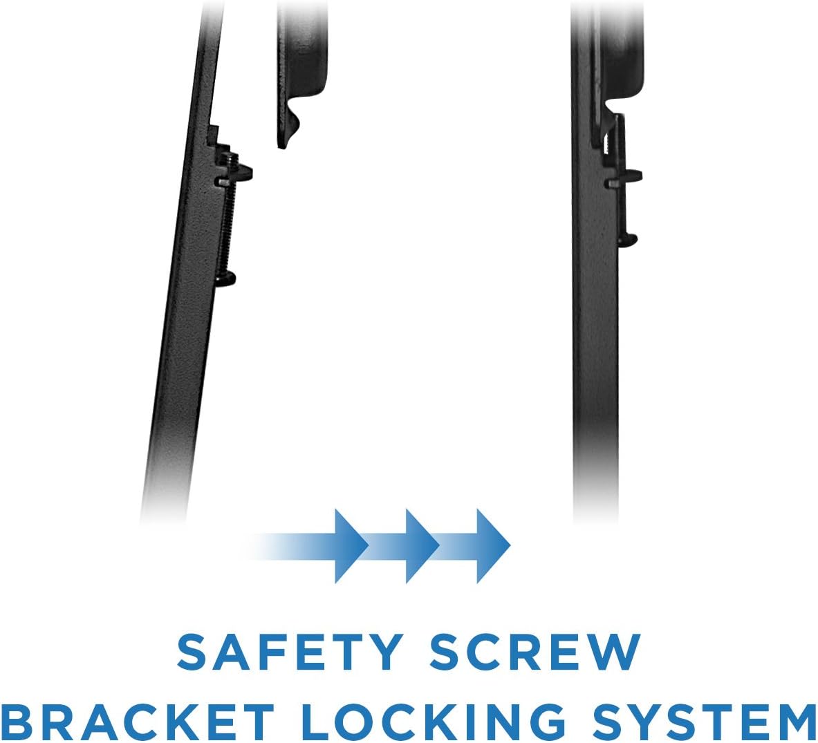 Mount-It! Full Motion TV Wall Mount | Single Stud Installation | Swivel