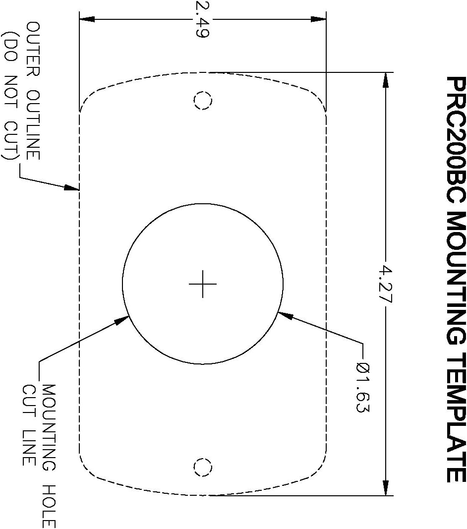 Polk Audio PRC200BC Marine Wired Remote Control - Digital Display