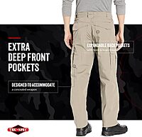 TRU-SPEC 24-7 Original Tactical Pants for Men with Concealed Carry and Knee Pad Openings