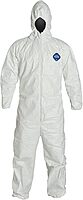 DuPont Tyvek 400 Hooded Coveralls with Elastic Wrists & Ankles