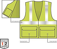 Ergodyne GloWear 8220HL High-Visibility Reflective Safety Vest Type R Class 2