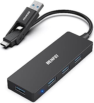 Hub USB 3.0 à 4 ports USB ultra fin BENFEI