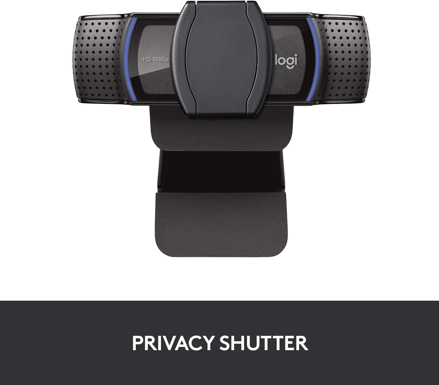 Logitech C920S HD Pro Webcam, Full HD 1080p/30fps Video Calling, Clear Stereo Audio, Light Correction, Privacy Shutter