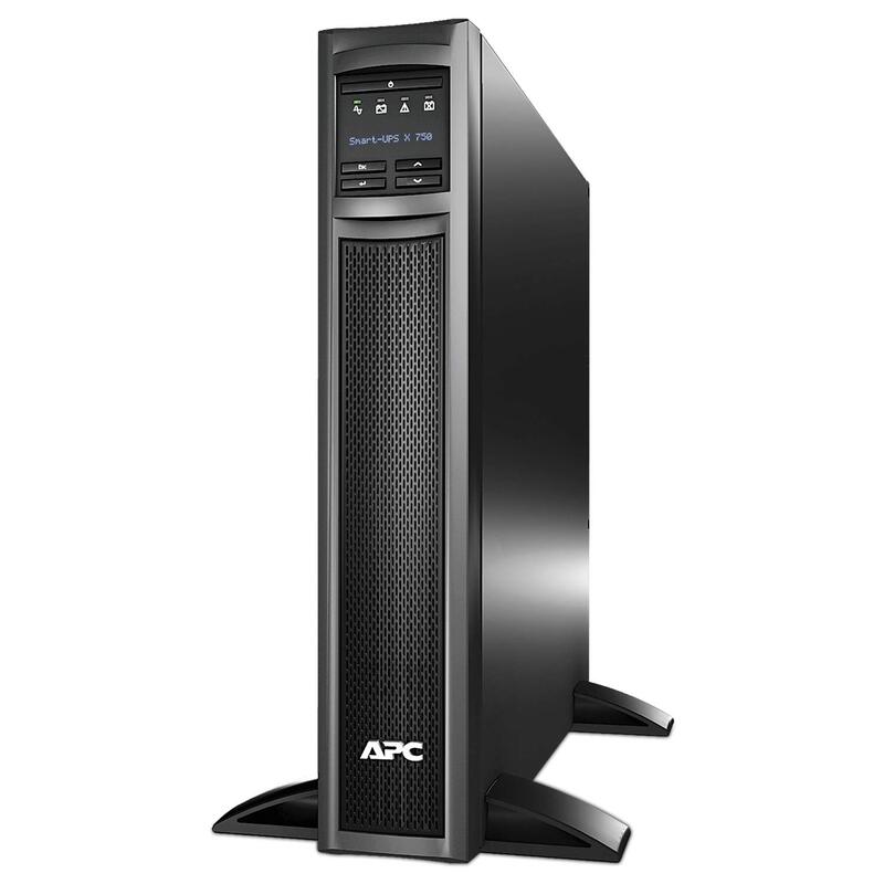 APC Network UPS, 750VA Smart-UPS Sine Wave UPS with Extended Run Option, SMX750C, Tower/2U Rackmount Convertible