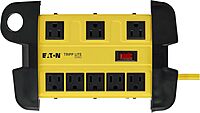 TRIPP LITE Heavy Duty Safety Power Strip, Metal Housing, Yellow
