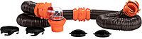 Camco RhinoFLEX RV Sewer Hose Kit with Removable 4-in-1 Elbow Adapter