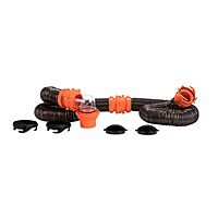 Camco RhinoFLEX RV Sewer Hose Kit with Removable 4-in-1 Elbow Adapter
