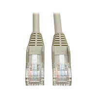 Tripp Lite Cat5e 350MHz Snagless Molded Patch Cable (RJ45 M/M) - Gray, 12 ft (N001-012-GY)