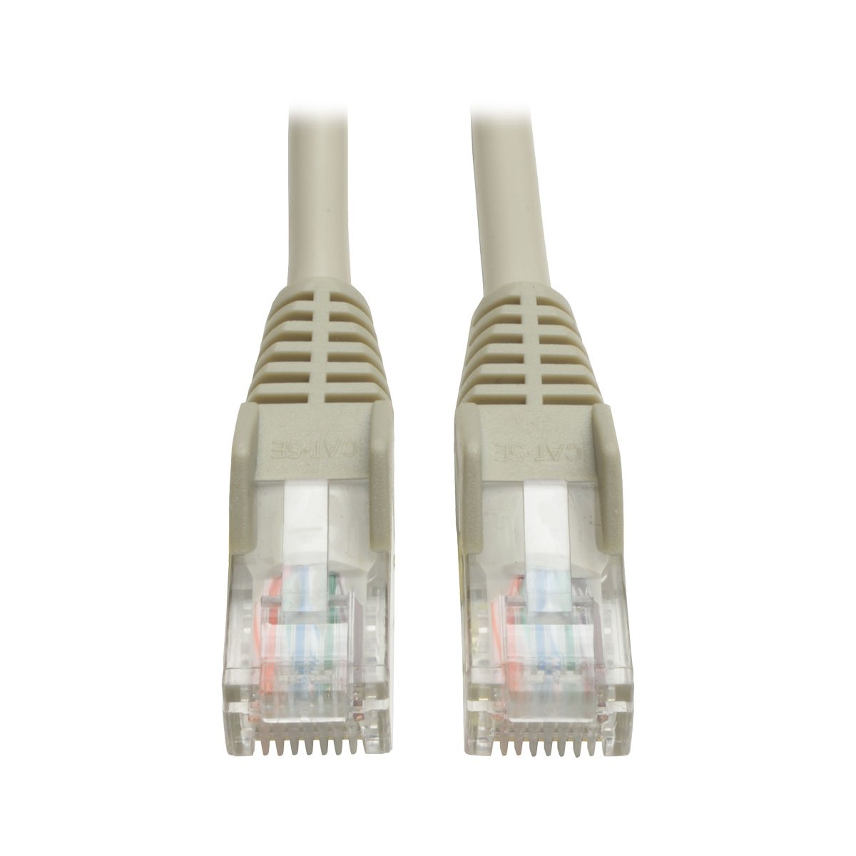 Tripp Lite Cat5e 350MHz Snagless Molded Patch Cable (RJ45 M/M) - Gray, 12 ft (N001-012-GY)