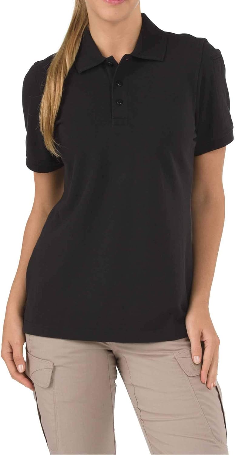 5.11 Tactical Women's Professional Short Sleeve Polo Shirt, 100% Cotton Pique, Style 61166