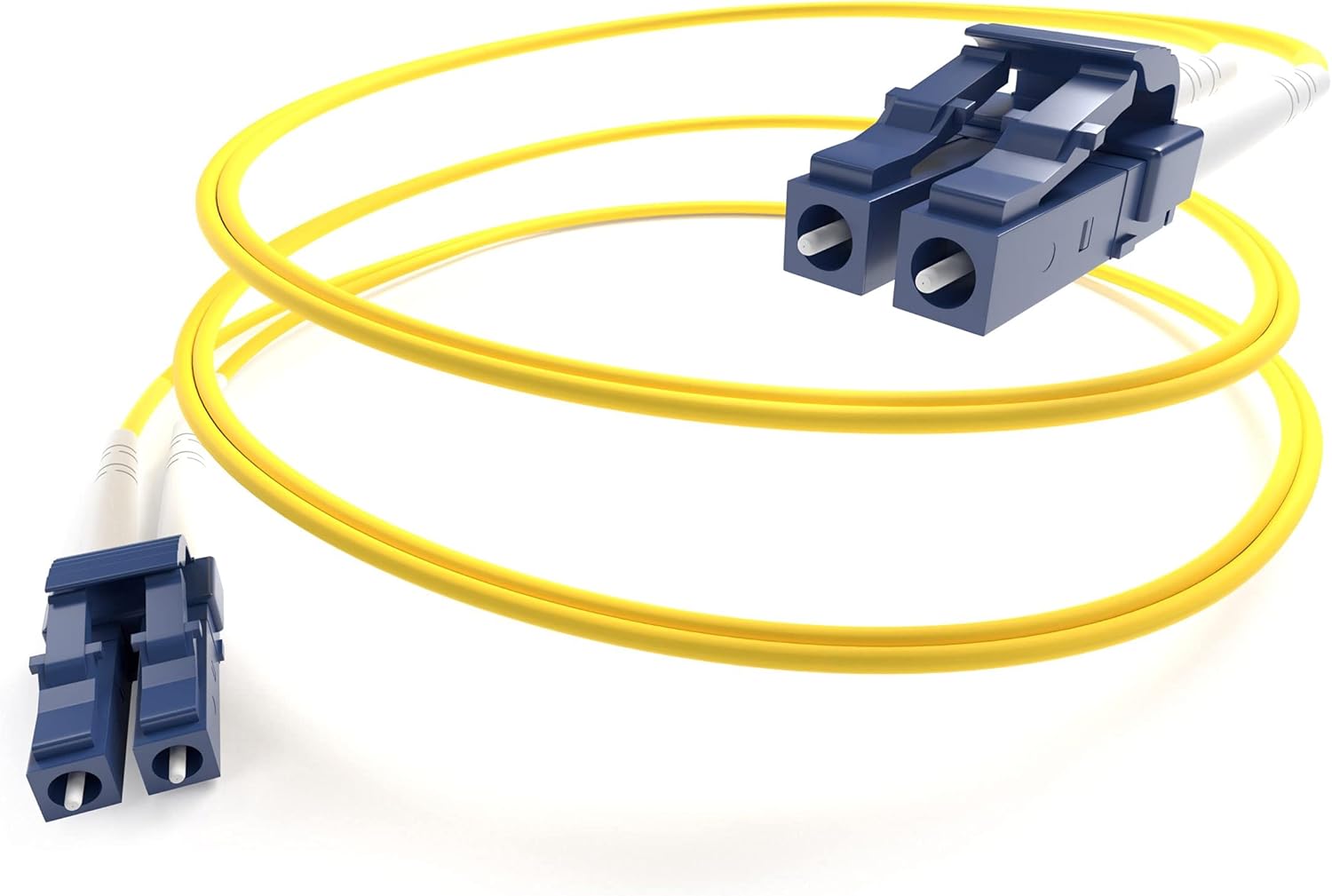 Oncore Power Systems 1 Meter LC-LC Singlemode Duplex Fiber Optic Cable - Yellow