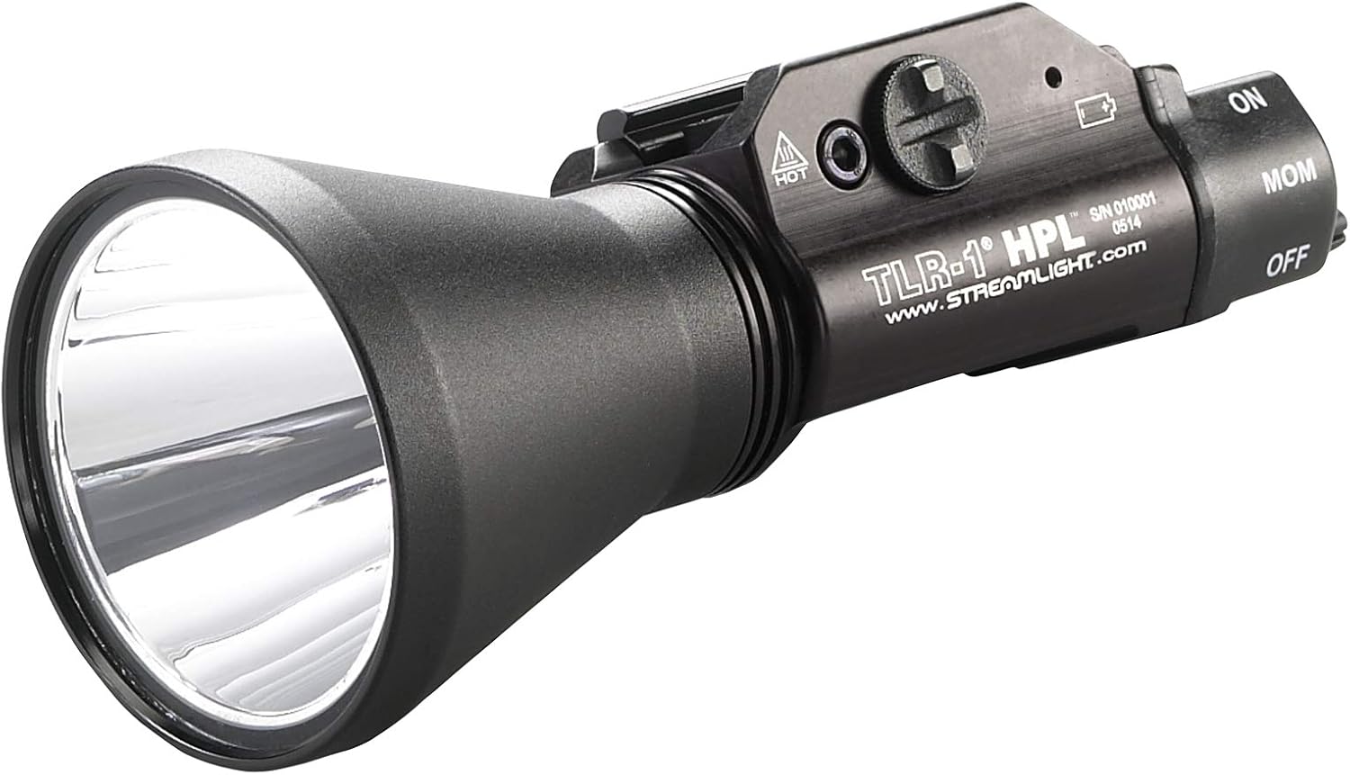 Streamlight 69219 TLR-1 HPL 1000-Lumen Long-Range Rail Mounted Weapon Light Featuring Strobe with Long Gun Kit