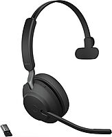 Jabra Evolve2 65 Wireless Headset On-Ear Bluetooth Headphones for Calls and Music