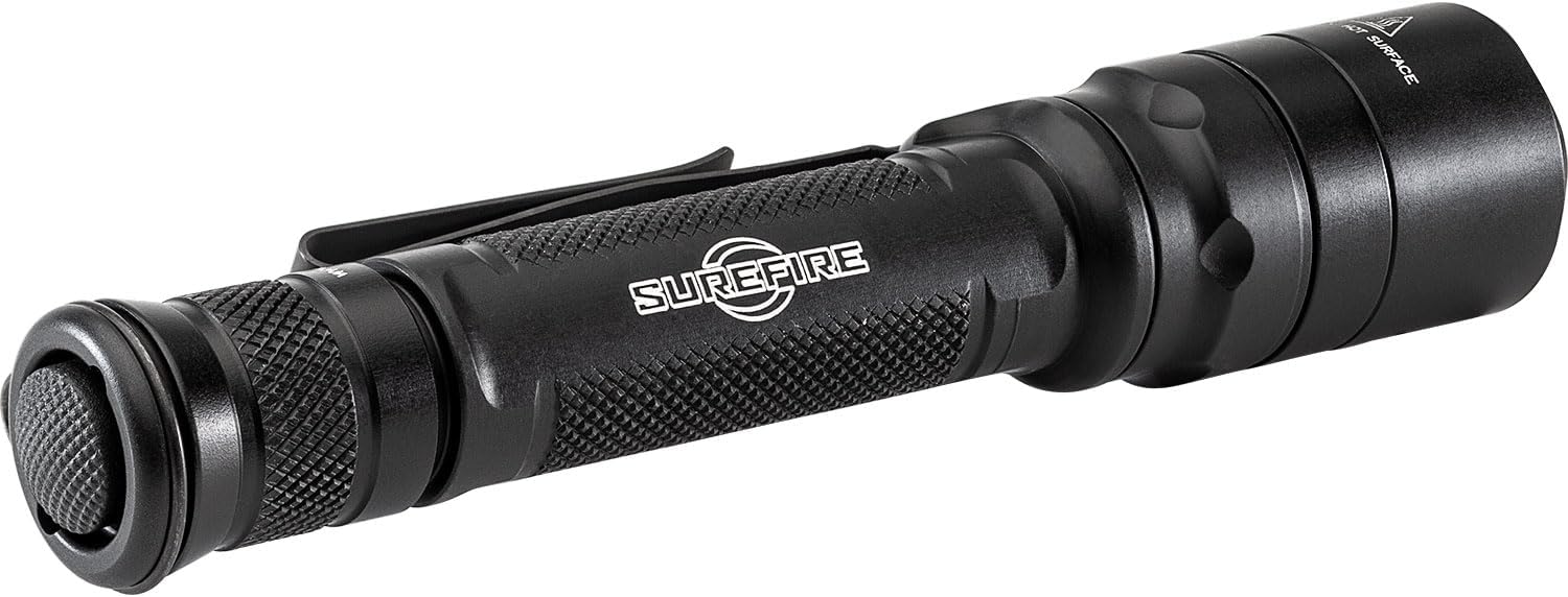 SureFire EDCL2-T Handhelds/Everyday Carry Light, Black, 1,200 Lumen, Pack of 1 Light 1,200 Lumen
