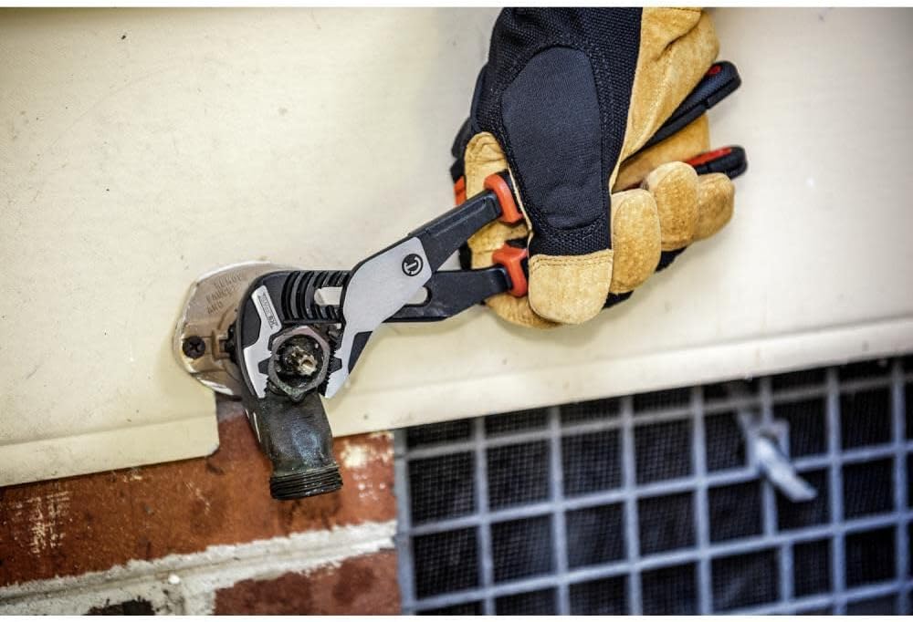 CRESCENT - Plier, 10", Straight Jaw, T&G, Cushion Grip (RTZ210CG)