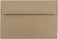 JAM PAPER Booklet Invitation Envelopes, Brown Kraft, Recycled