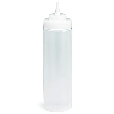Tablecraft 24 oz Wide Mouth Squeeze Dispenser [Set of 12]