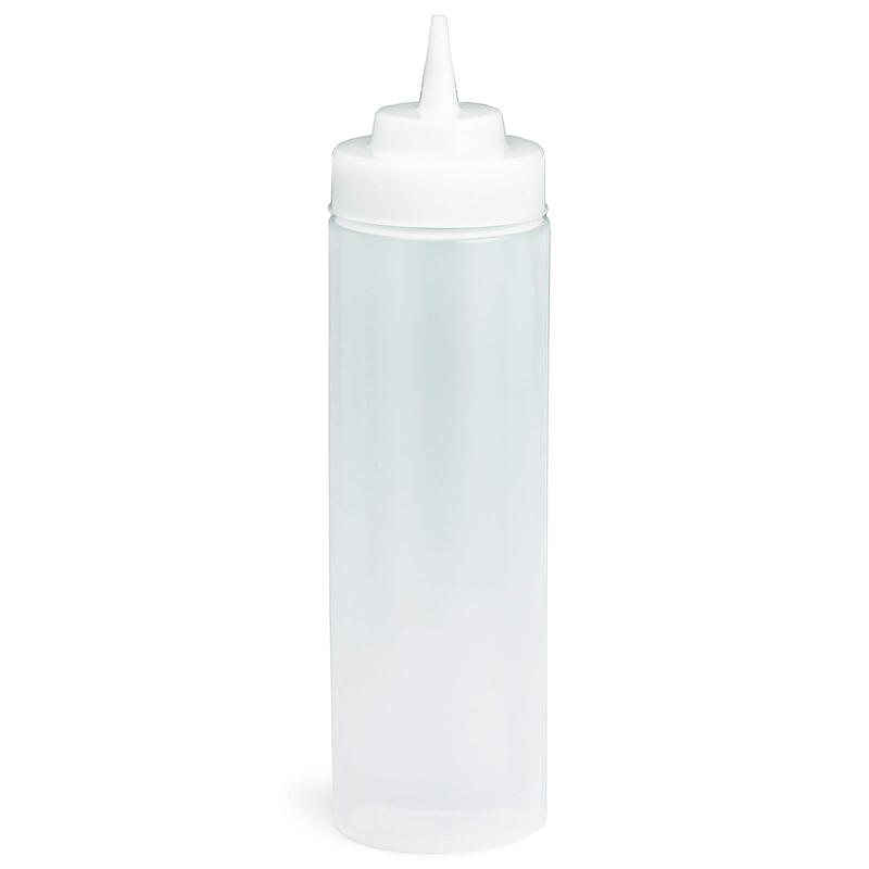 Tablecraft 24 oz Wide Mouth Squeeze Dispenser [Set of 12]
