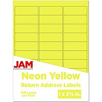 JAM PAPER Mailing Address Labels - Self-Adhesive Rectangular