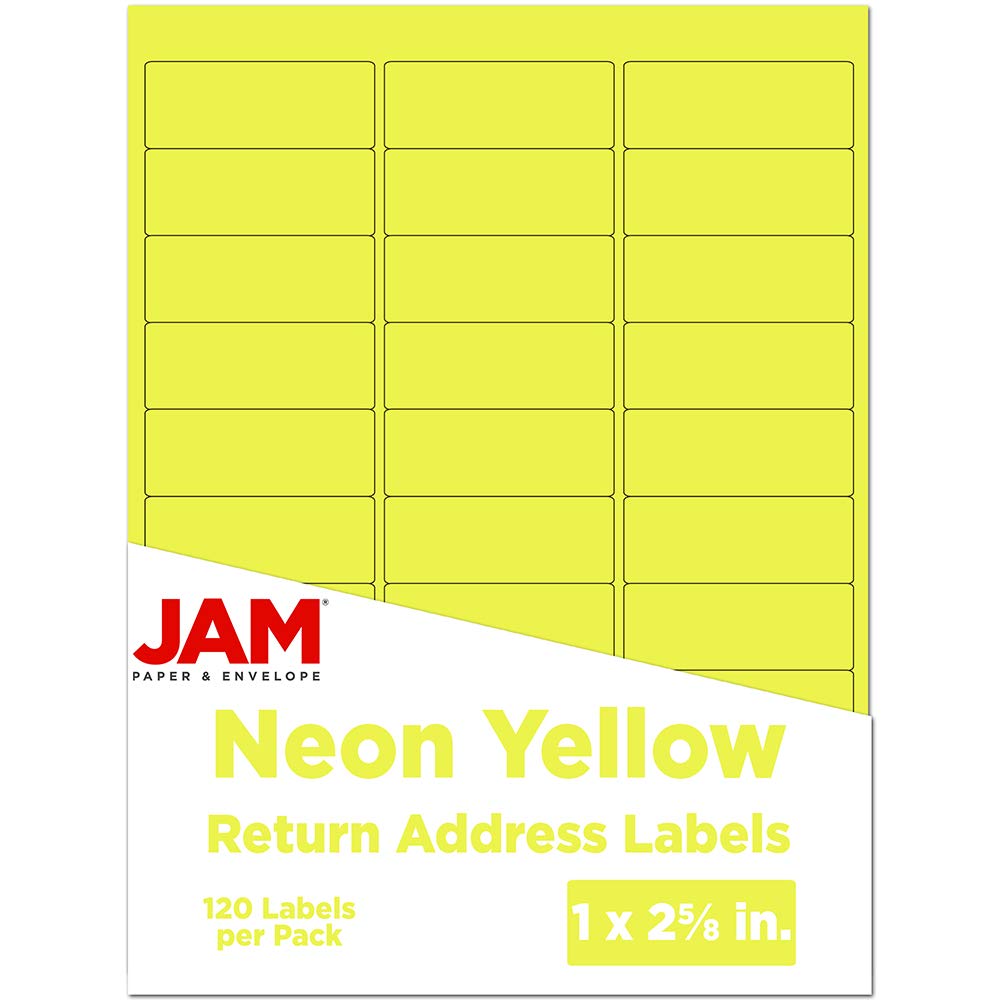 JAM PAPER Mailing Address Labels - Self-Adhesive Rectangular