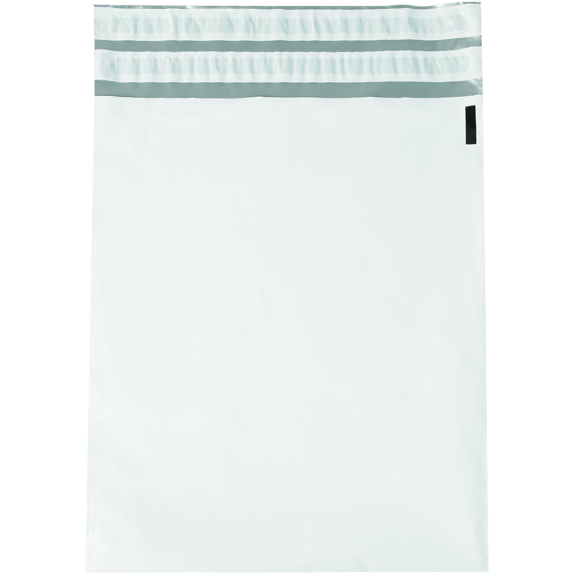 Returnable Poly Mailer Envelopes, 12"x15 1/2", White, Self-Seal with Tear Strip and Second Adhesive Strip for Return