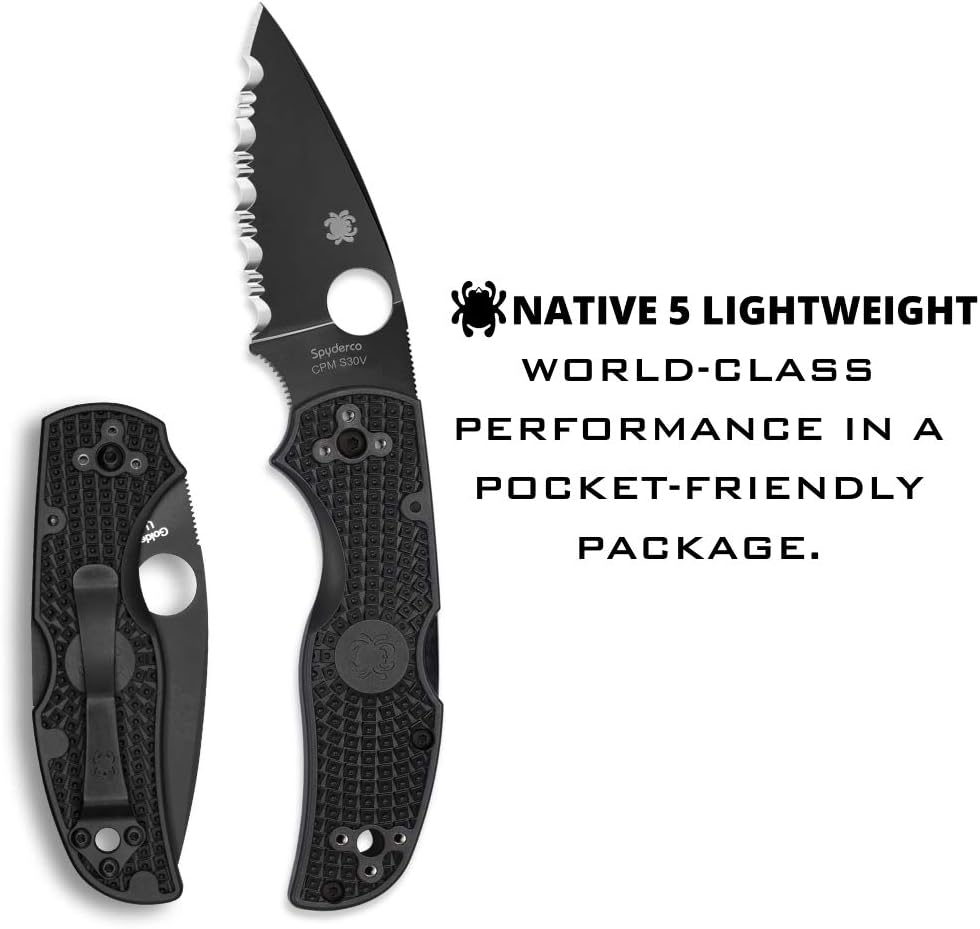Spyderco Native 5 Folding Knife with 2.95" Blade