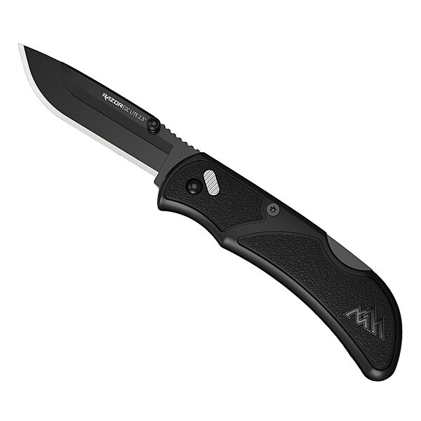 OUTDOOR EDGE Razor EDC Lite Folding Knife, 2.5" Replaceable Blades, Black - RCK25-2C