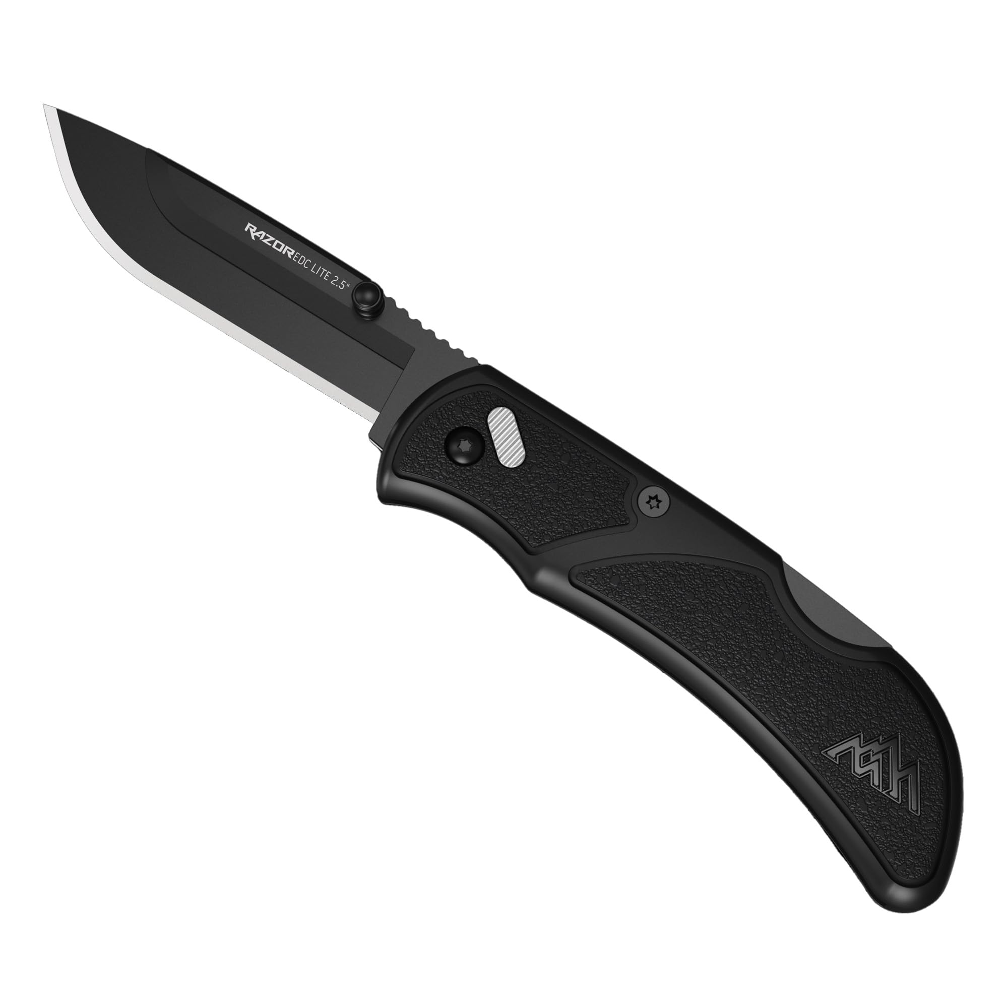 OUTDOOR EDGE Razor EDC Lite Folding Knife, 2.5" Replaceable Blades, Black - RCK25-2C