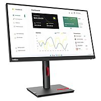 Lenovo ThinkVision P24h-30 24in Class WQHD LED Monitor - 63B3GAR6US