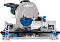 Evolution S355MCS 14" Mitering Chop Saw | Heavy Duty Metal Cutting Saw | 15A/1450 RPM | TCT Blade | Sliding Head & Locking